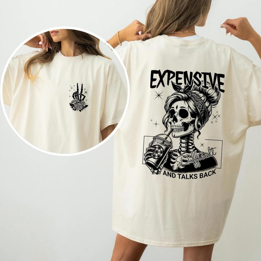 Wild Woman Skeleton S T-Shirt 2 Sided